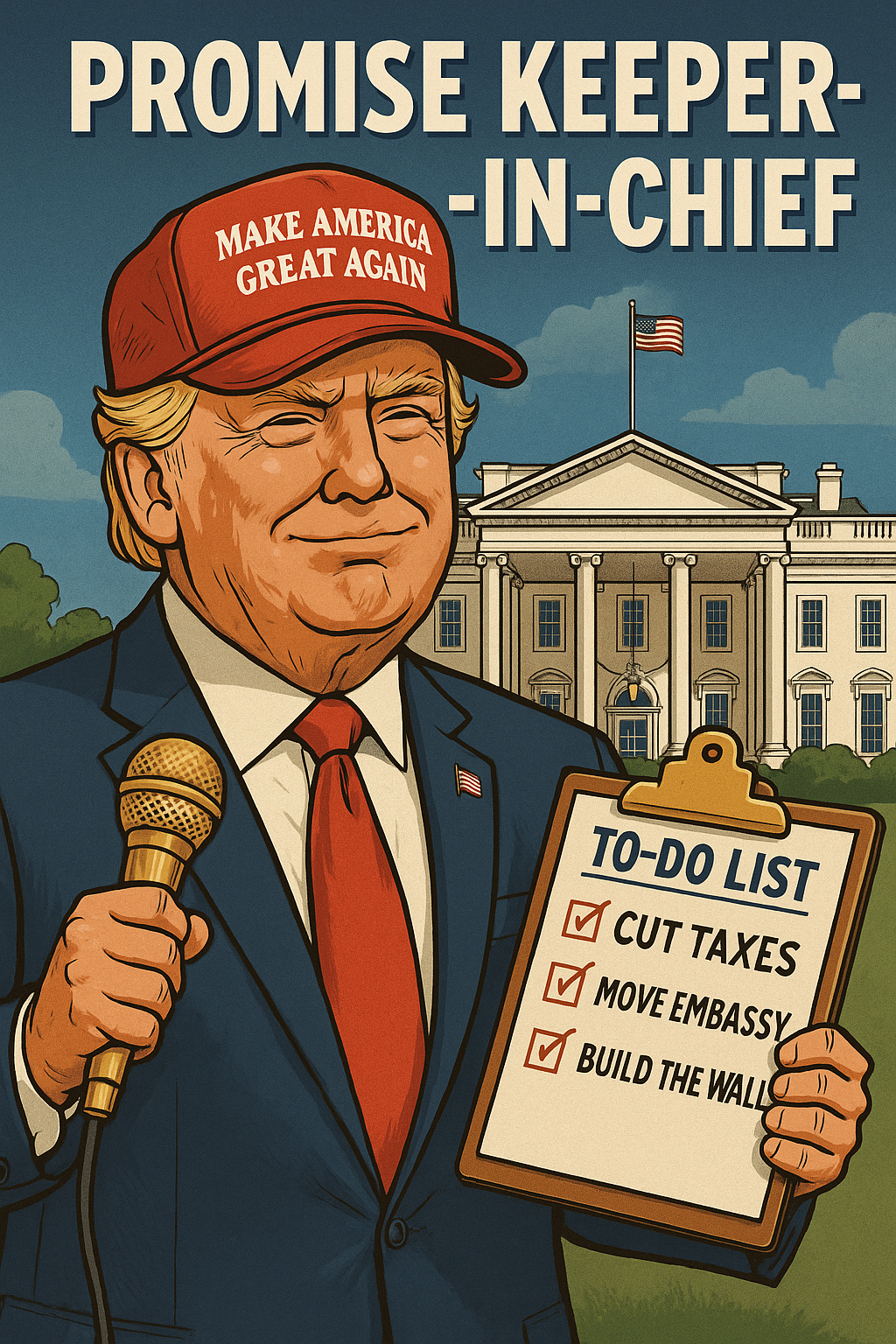 Donald Trump does what he says