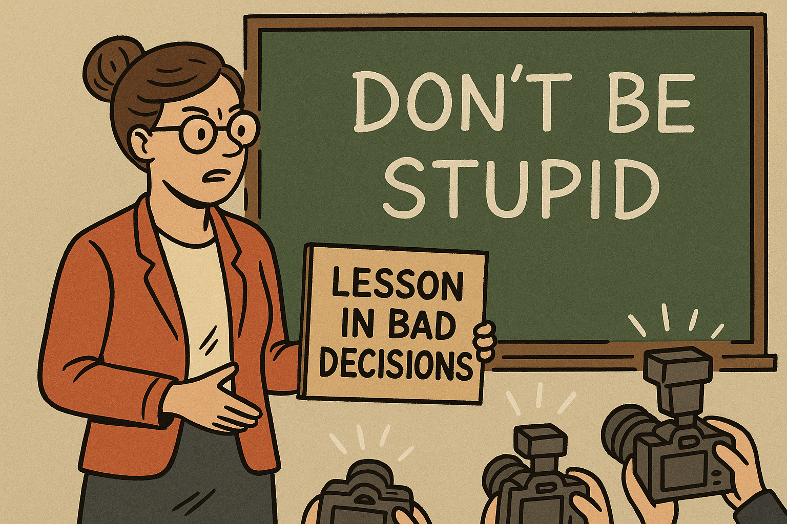 Lucy Martinez Charlie Kirk gesture